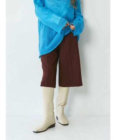 タックハーフパンツ