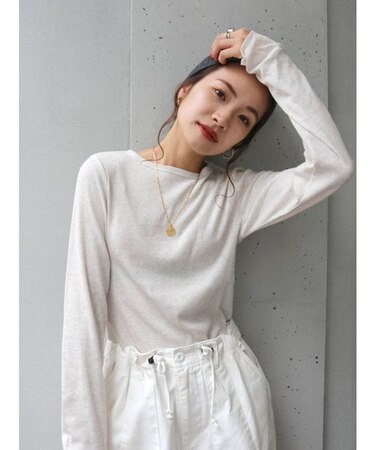 オーガニックコットンテレコロングスリーブTee