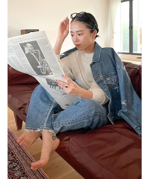 値下げ　Ungrid アングリッド　クラッシュショートデニムジャケット クラッシュショートデニムジャケット｜アングリッドの通販