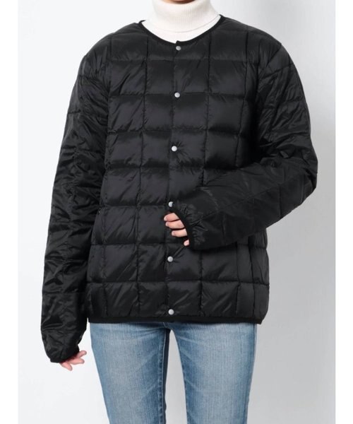 TAION OVER SIZE CREW NECK BUTTON DOWN JKT｜アングリッドの