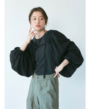 スリーブボリュームボレロアンサンブル