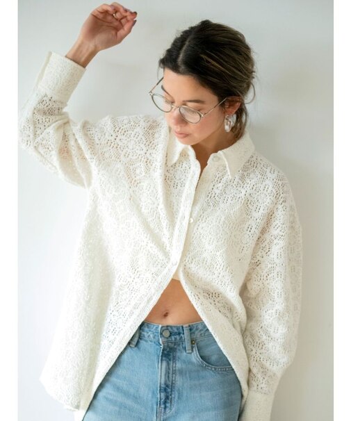 レースルーズシャツ