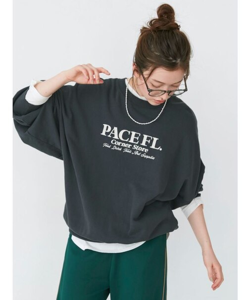 【WEB限定】刺繍ロゴルーズスウェット