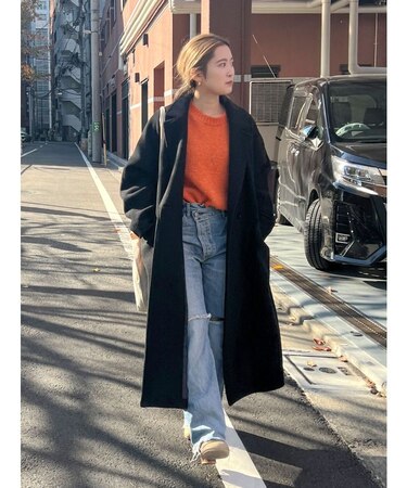 ルーズシルエットチェスターコート