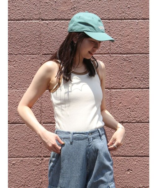 バイカラータンクトップ