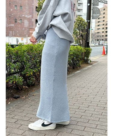 ミックスヤーンニットタイトスカート?