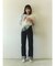井桁弘恵さんコラボ ハイウエストロールアップデニム