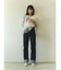 井桁弘恵さんコラボ ハイウエストロールアップデニム