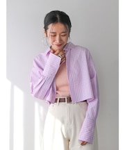 ダブルカフスショートシャツ