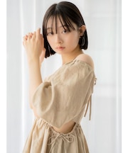 ウッドフープピアス