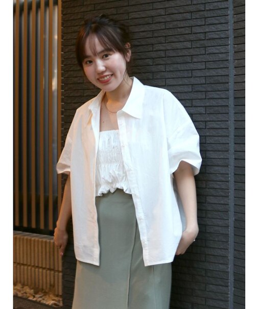 マルチウェイビスチェレイヤードシャツ