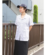 【WEB限定】ハーフスリーブチェックルーズシャツ