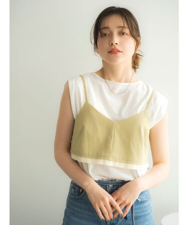 カットオフデザインビスチェ