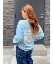 【WEB限定】メッセージロゴロングスリーブTee