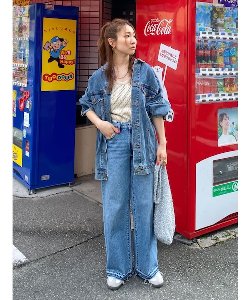 Levi's別注 XL STRAIGHTダメージデニム