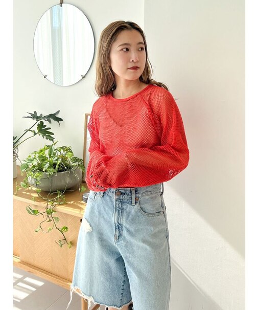 メッシュロングスリーブTee