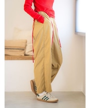 ナイロン混ボリュームラフパンツ