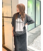 フォトプリントレイヤードロングスリーブTee