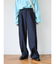 タックストレートパンツ