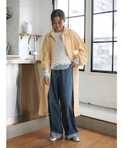 カットオフステンカラーコート