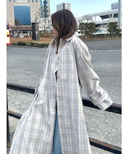 カットオフステンカラーコート