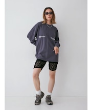 レースデザインサイクルパンツ