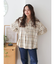チェックルーズシャツ
