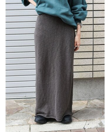 ニットアイラインスカート