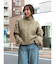 レースアップケーブルニット