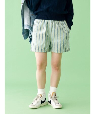 【WEB限定】ストライプラフハーフパンツ