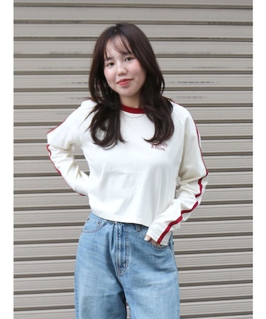 【WEB限定】サイドラインラグランロングスリーブTee