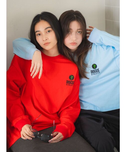 DISCUS別注 ロゴロングスリーブTee