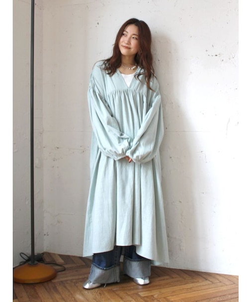 スリーブボリュームワンピース