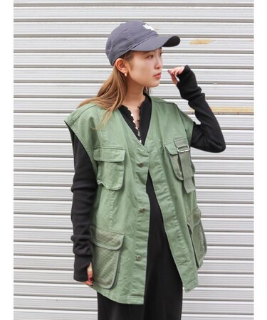 メッシュコンビミリタリーベスト
