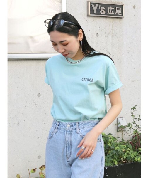 【WEB限定価格】カラーエンブロイダリーTee