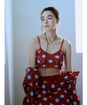 ビーズコンビニットキャミ