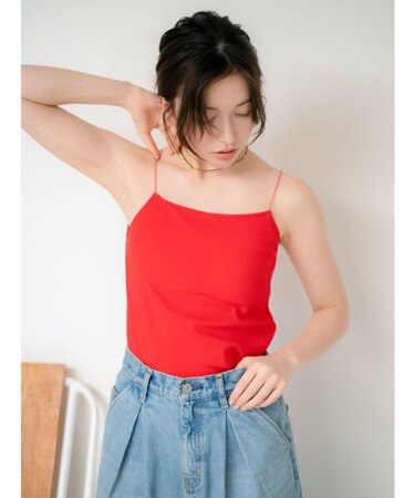 パット付きスクエアキャミソール