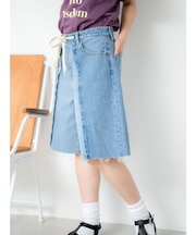 リメイクデニムハーフパンツ