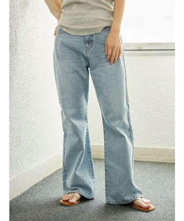 【WEB限定】ハイウエストフレアデニム