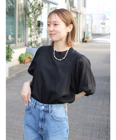 【WEB限定】パフスリーブブラウス