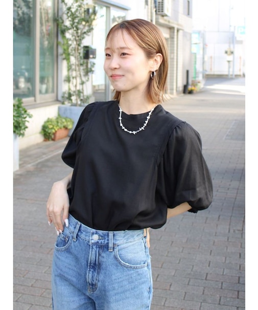 【WEB限定】パフスリーブブラウス
