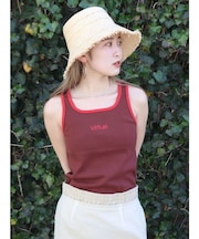 【WEB限定】バイカラーロゴタンクトップ