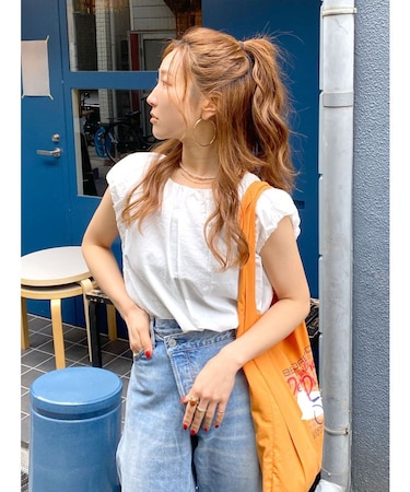 【WEB限定】パフスリーブデザインブラウス
