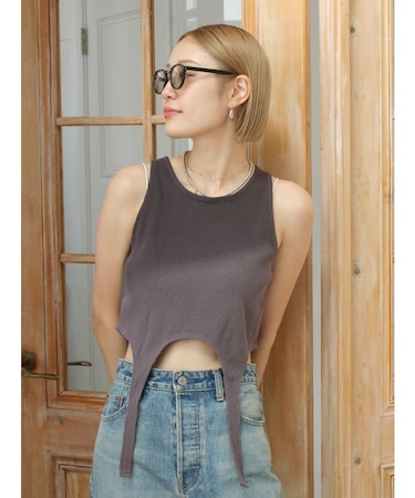 グラデーションデザインタンクトップ