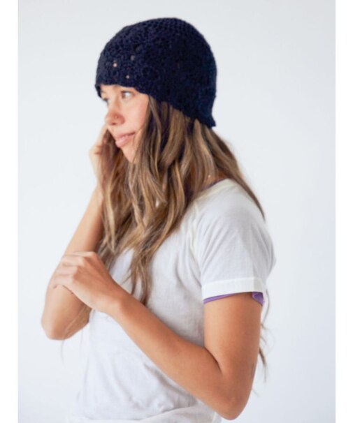 かぎ針編みニット帽