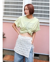 フロントロゴメッセージTee