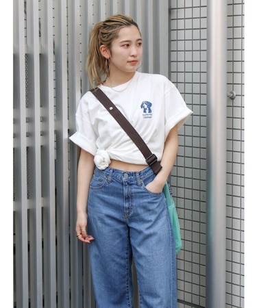 ドッグプリントロゴTee