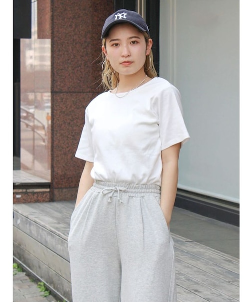 パット付きバックオープンTee