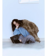 ミックスファーショートブルゾン