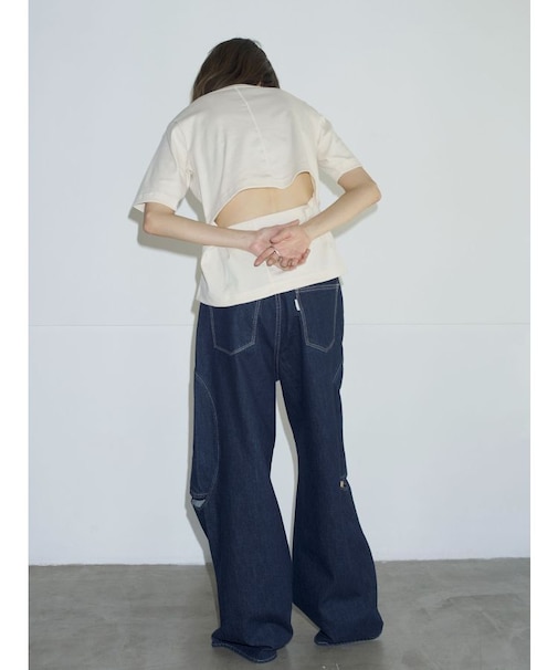 【Htage】バックオープンTee